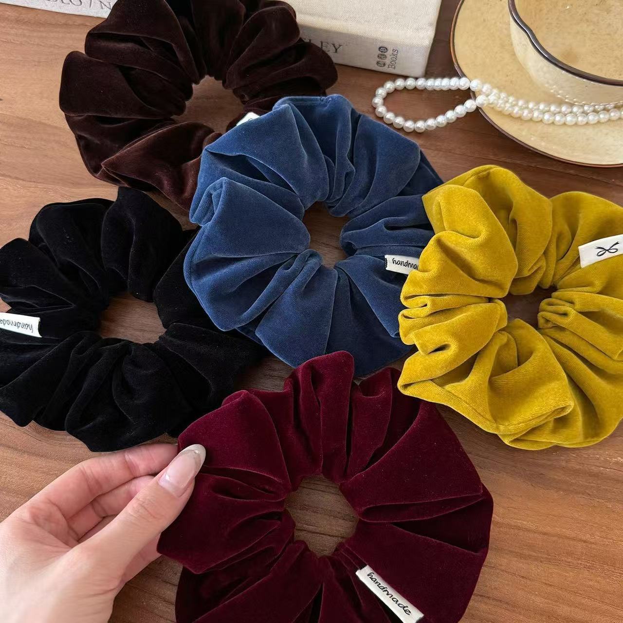 Korean-style minimalist velvet - Travel Accessories Aesthetic 评论和价格