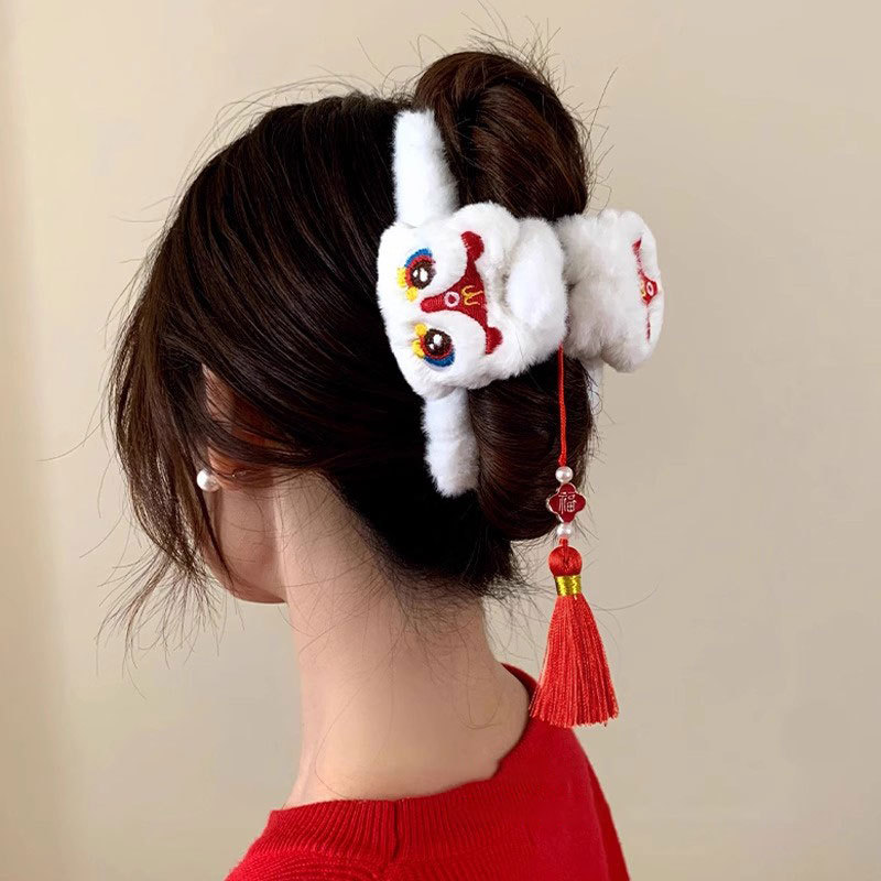 1pc Lion Dance Tassel New Year - Travel Accessories Aesthetic 评论和价格