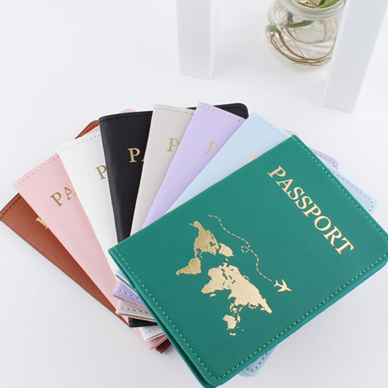 1PCS PU Leather Map Passport C - Travel Accessories Wallet 评论和价格
