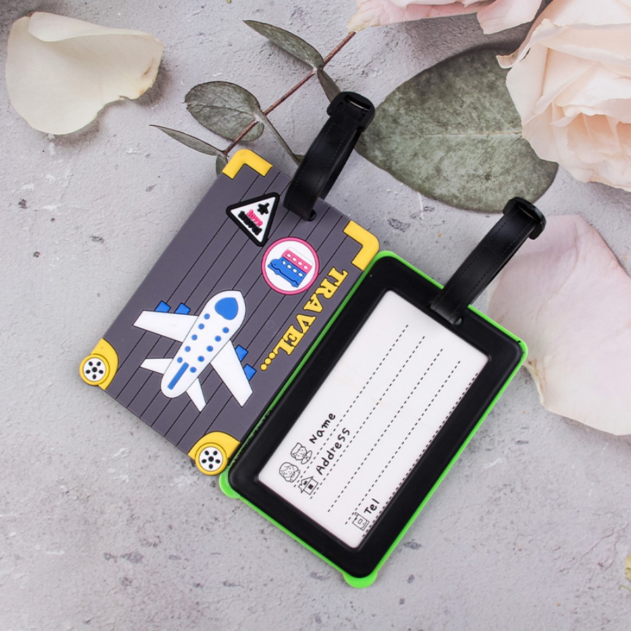 Soft PVC Luggage Tags Plane Pa - Travel Accessories India 评论和价格