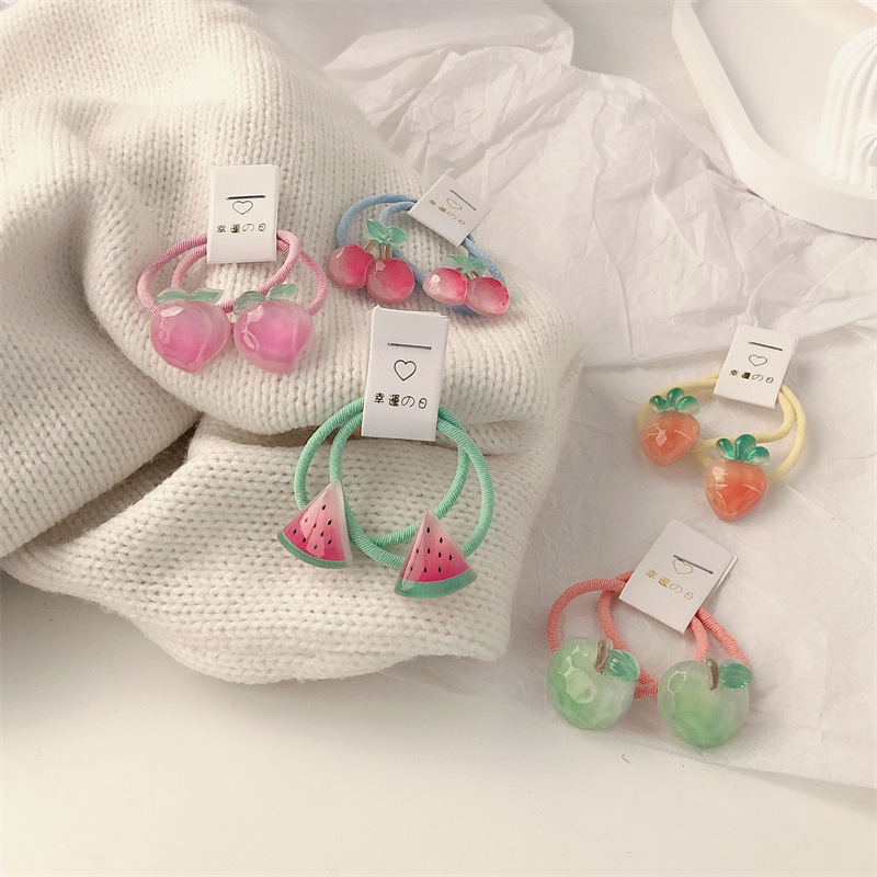 Kids Carrot Hair Ties 5 Pair N - Travel Accessories Baby 评论和价格