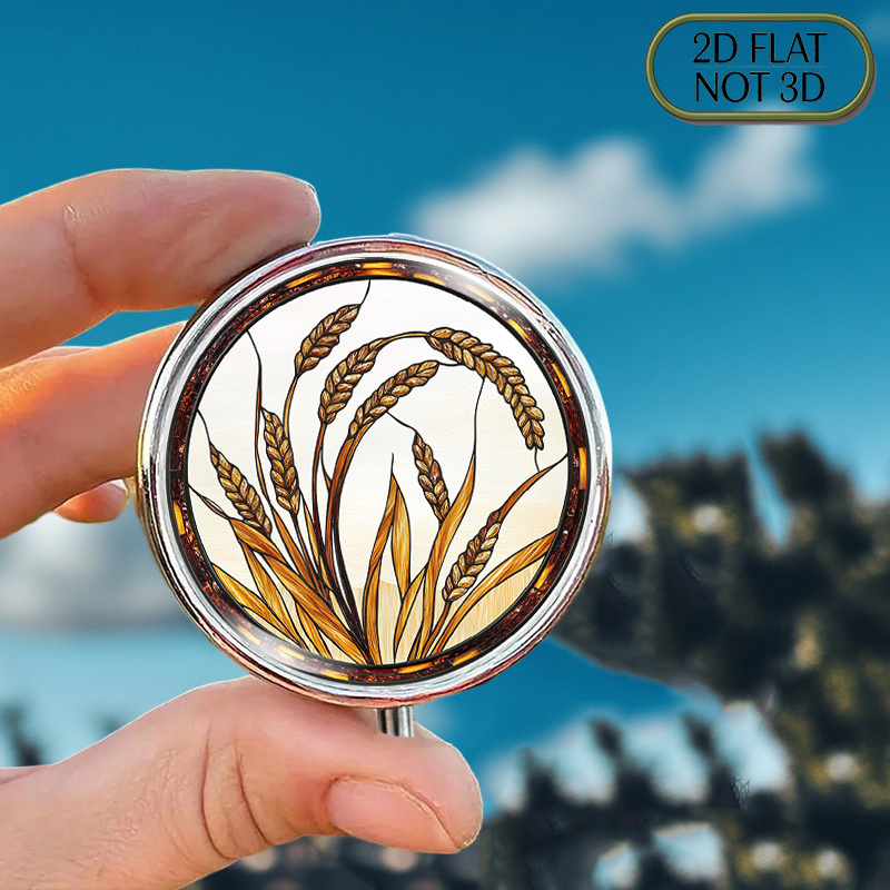 A flat, portable, round metal  - Travel Accessories As Gifts 评论和价格