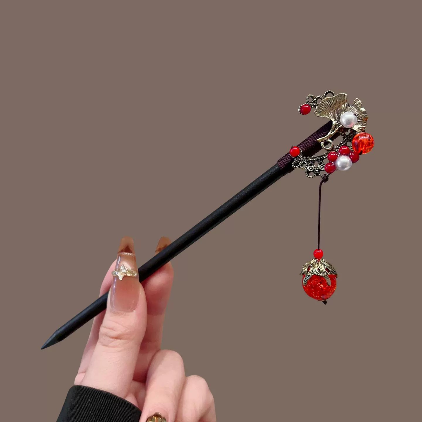 Antique Wooden Hairpin Women's - Travel Accessories Jewelry 评论和价格