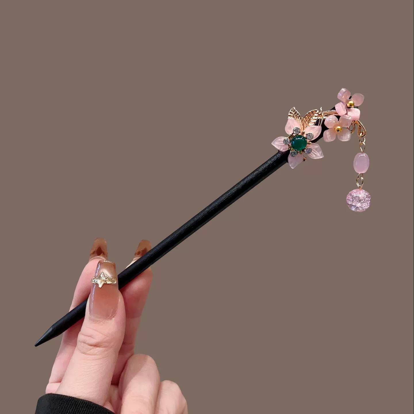 Antique Wooden Hairpin Women's - Travel Accessories Jewelry 评论和价格