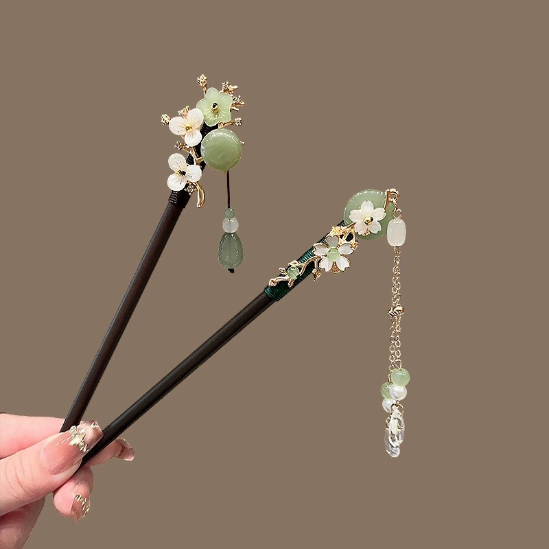 Antique Wooden Hairpin Women's - Travel Accessories Jewelry 评论和价格