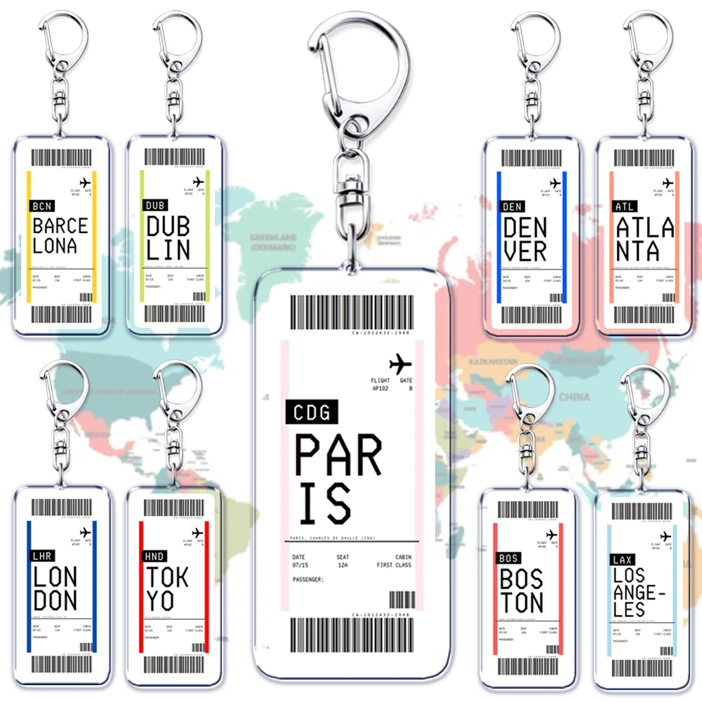 Plane Ticket Boarding Pass Key - Travel Accessories India 评论和价格