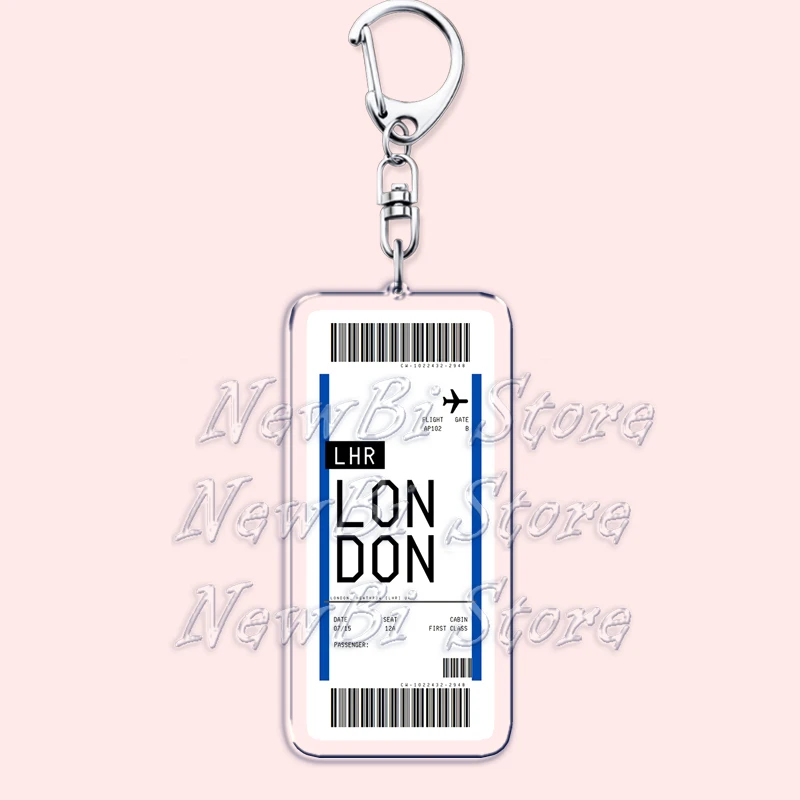 Plane Ticket Boarding Pass Key - Travel Accessories India 评论和价格