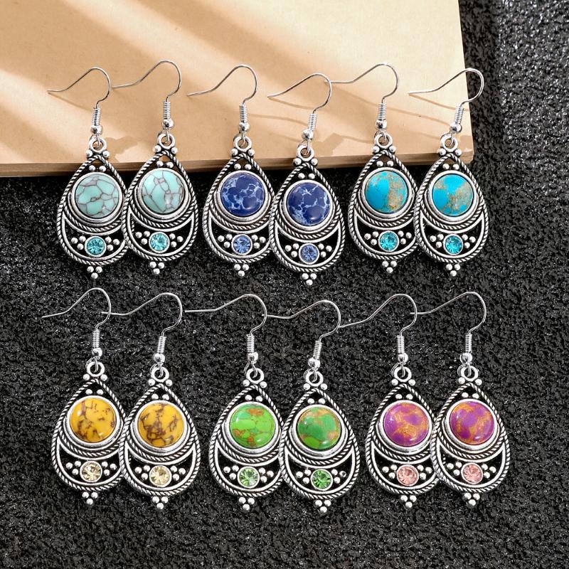 Ethnic Vintage Bohemian Stone  - Travel Accessories Jewelry 评论和价格
